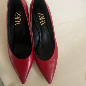 Zara Women's Red Pumps